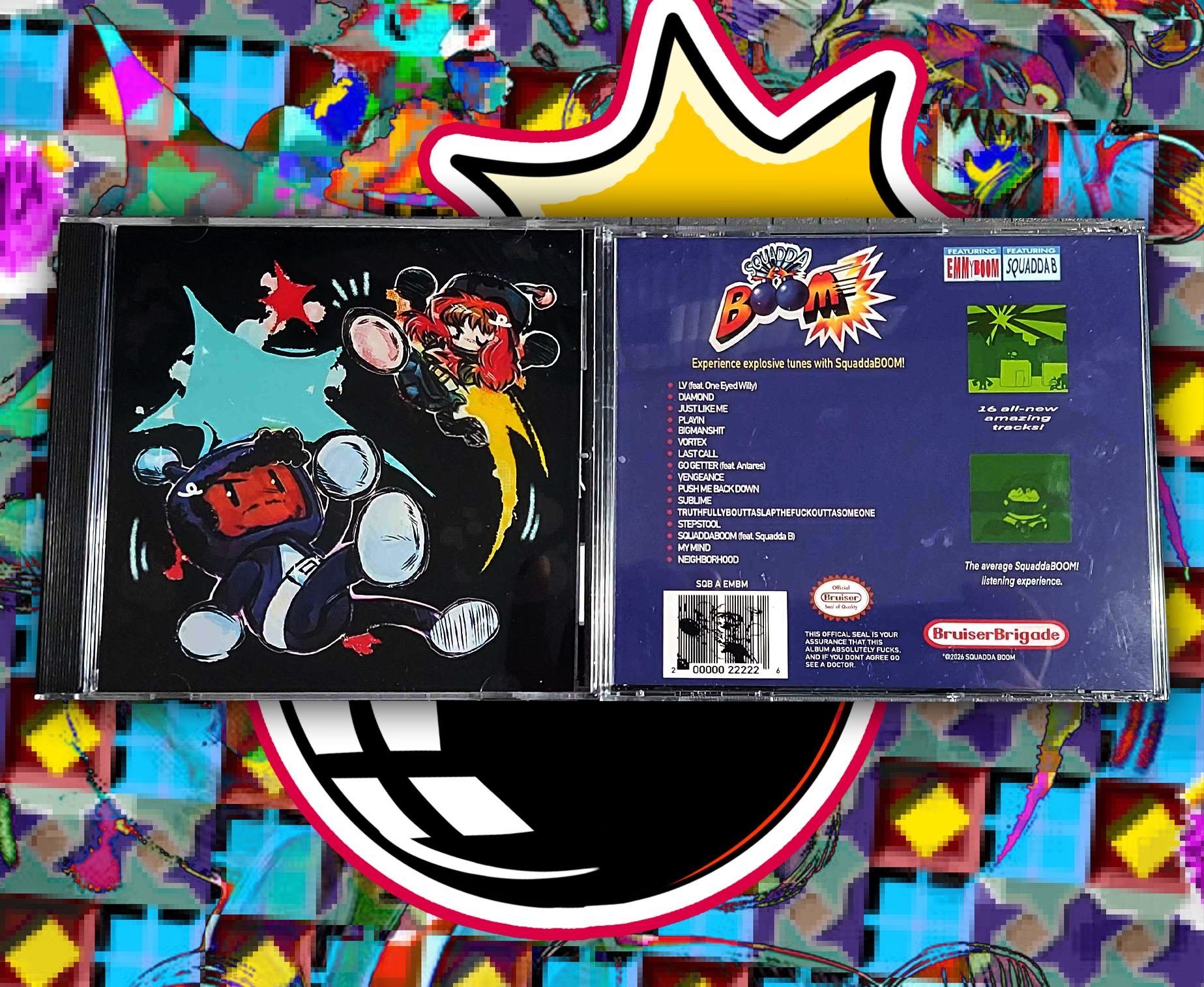 emmyBOOM x Squadda B - SQUADDABOOM (CD)