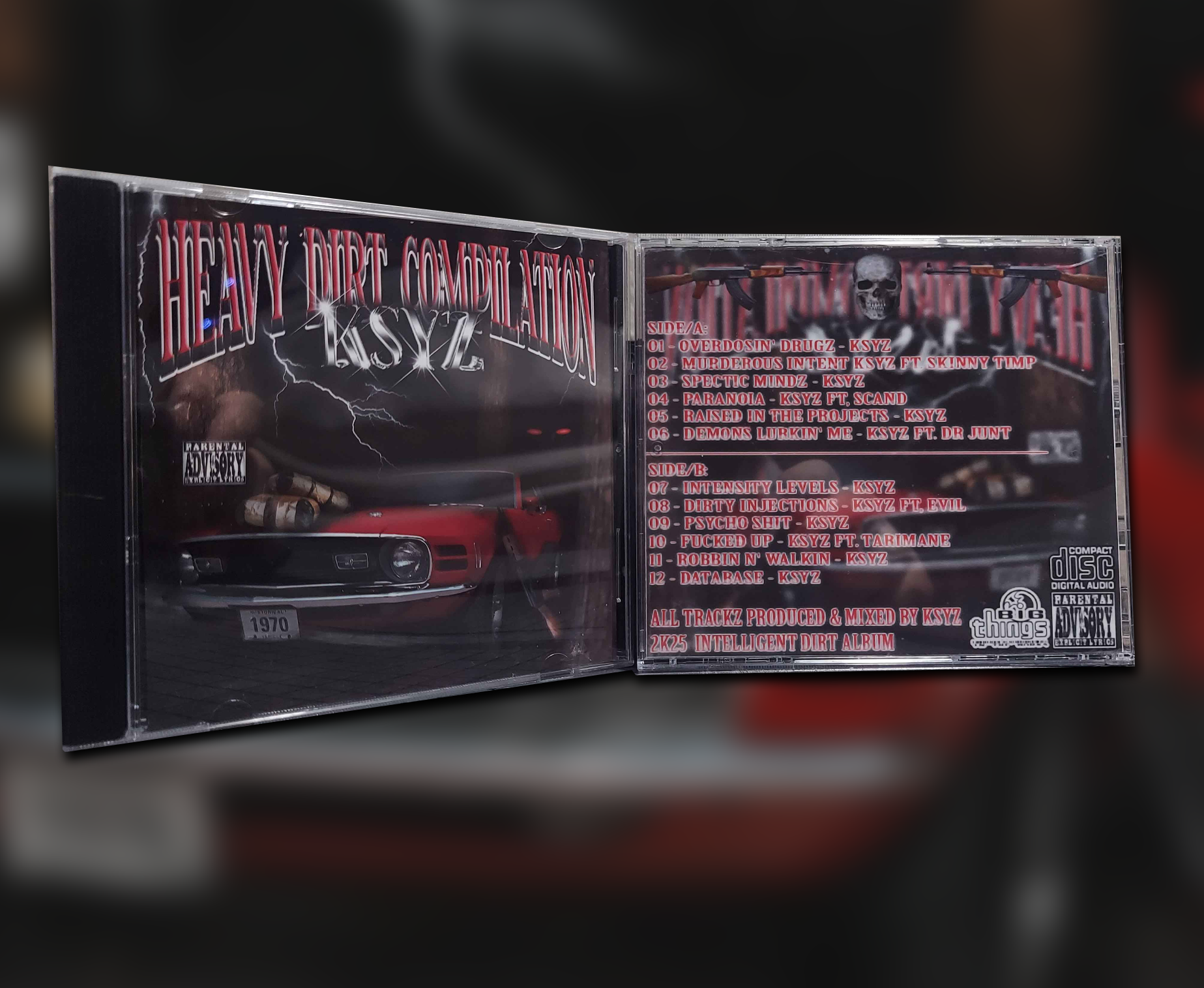 KSYZ - HEAVY DIRT COMPILATION (CD)