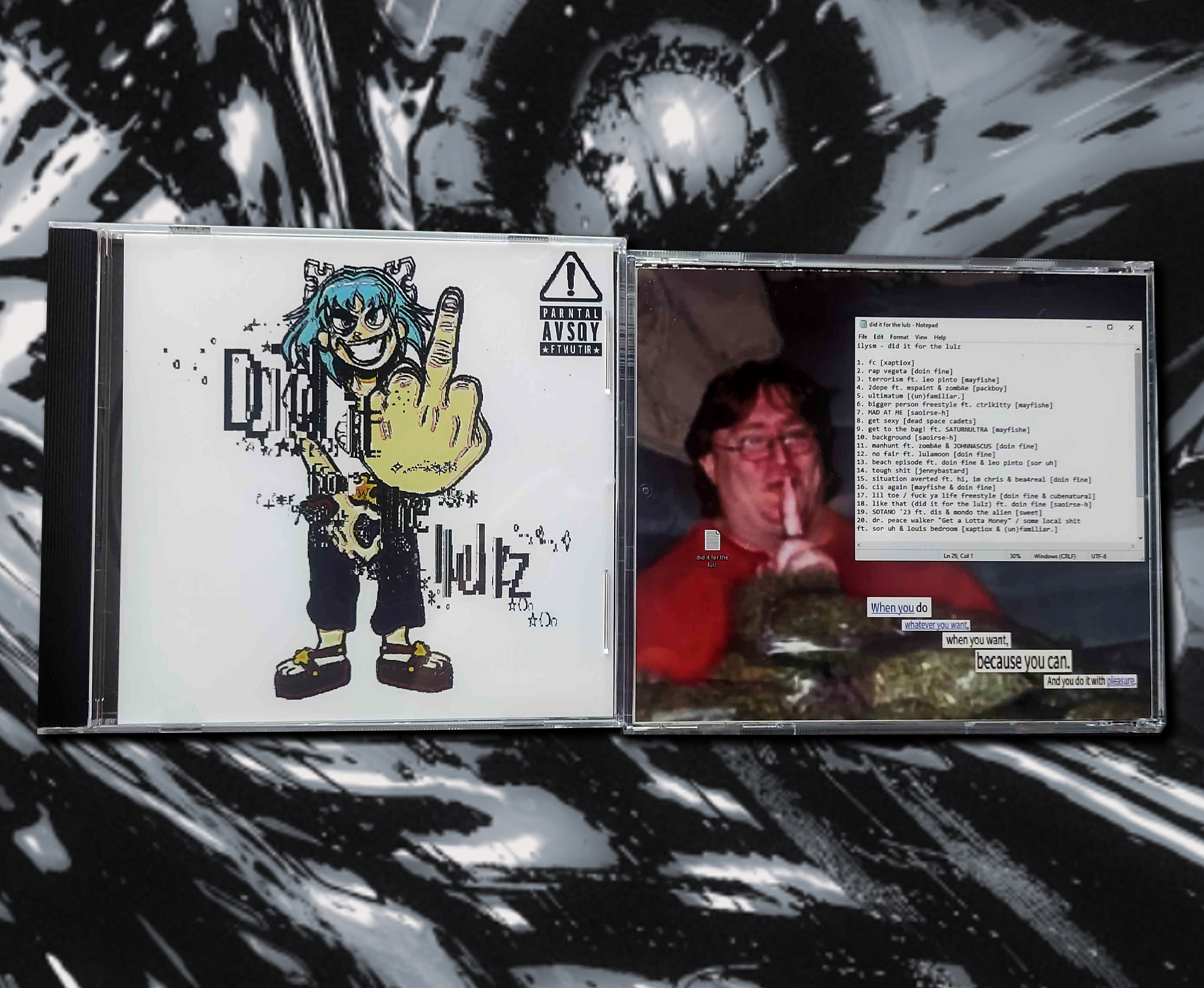 ilysm - did it for the lulz (CD)